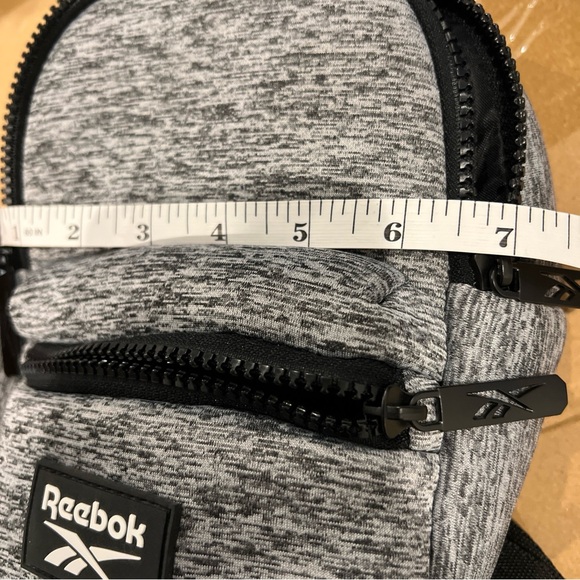 Reebok Neoprene Gray and Black Mini Crossbody Bag for Adults or Kids - Picture 7 of 8